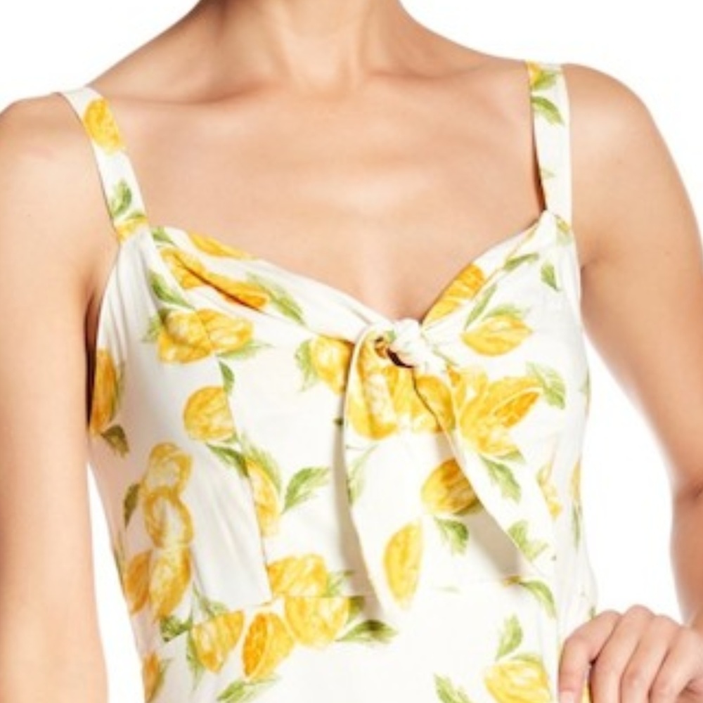 ⚡NWT Socialite Knot Front Lemon Dress - Picture 2 of 6